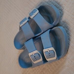 Strand Light Blue Sandals, Size 29, Kids 12